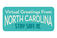 Stay Home North Carolina Sticker by visitnc