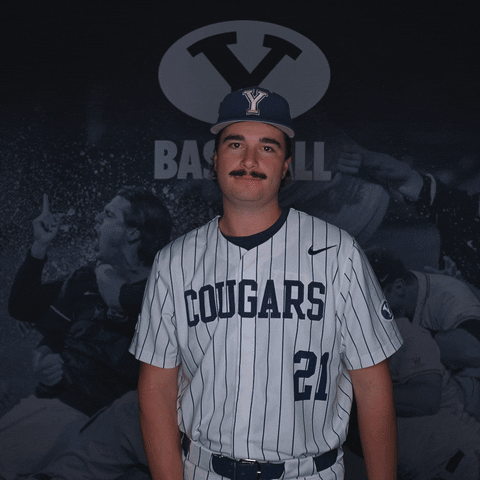 Sport Baseball GIF by BYU Cougars