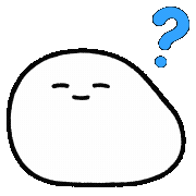 mochi2018 what why 問號 無言 Sticker
