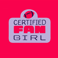 Fan Girl Football GIF by Alanna Flowers
