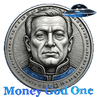 The Money Ufo Sticker by Money God One