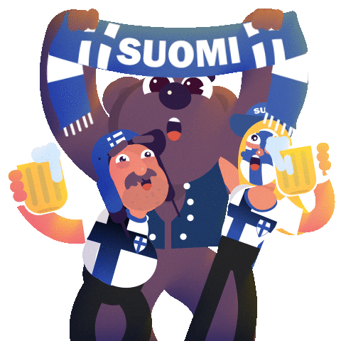 Uefa Finland Sticker by Manne Nilsson