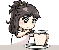 Bread Eat Sticker by Jin