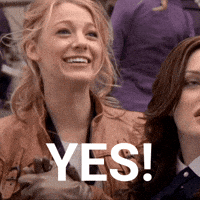 So Excited Yes GIF by Blake Lively Fan
