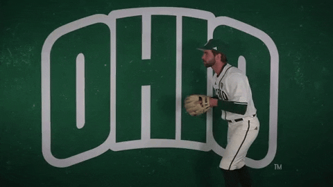 Baseball College GIF by Ohio Bobcats