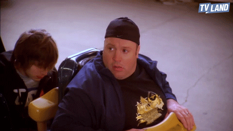 scared kevin james GIF by TV Land