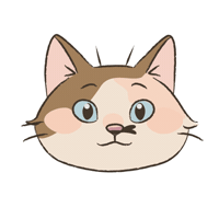 Cartoon Cat Sticker