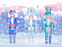Winter Wonderland Snowflakes GIF