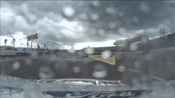 Raining Nascar Racing GIF by NASCAR