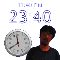 11 Pm Sticker