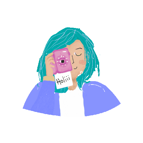 Drawing Hello Sticker