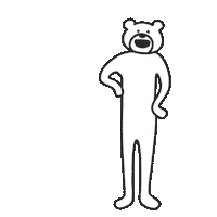 bear ok Sticker by takadabear
