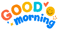 Good Morning Heart Sticker