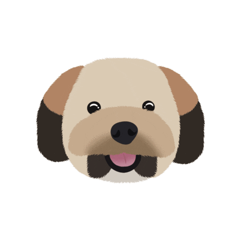 Happy Dog Sticker