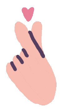 Hand Love Sticker by Sara Maese
