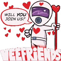 We Want You Lets Go Sticker by VeeFriends