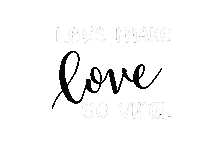 Black And White Love Sticker