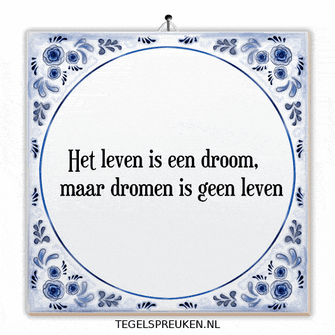 Hoop Genieten GIF by Tegelspreuken.nl