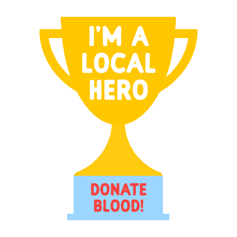 GiveBloodNHS hero blood donation blood donor lifesaver Sticker