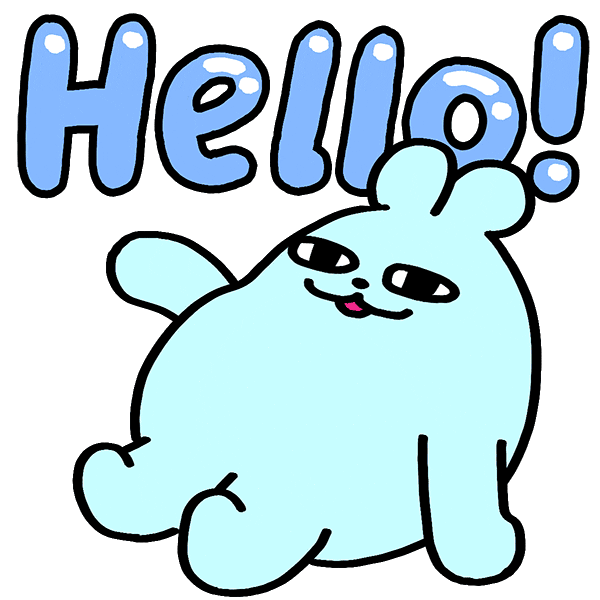Whats Up Hello Sticker by Holler Studios
