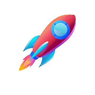 JoinedSaturn giphygifmaker rocket launch saturn Sticker
