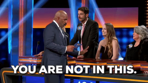 abcnetwork giphygifmaker celebrity family feud suspended not in this GIF