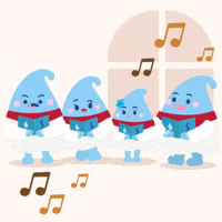 FevaWorks silent night 滴惜仔 water save dave 平安夜 GIF