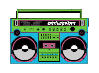 Party Radio Sticker by Optic Drift
