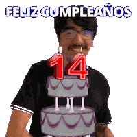 Feliz 14 Sticker