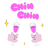 Celebrate Chin Chin Sticker
