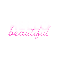 Hello Beautiful Sticker by A Body Vibe