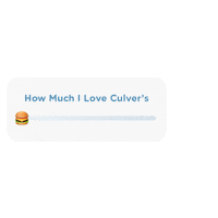 Food Love Sticker by Culver's