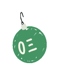 Ornament Omicron Sticker