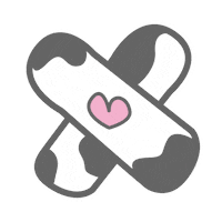 First Shot Heart Sticker