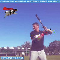 hitting home run GIF by Laser Power Swing Trainer