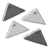 Triangle Patchwork Sticker by Art Gallery Fabrics