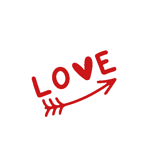 In Love Heart Sticker