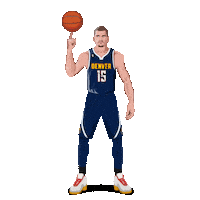 Nba Playoffs Basketball Sticker by SportsManias