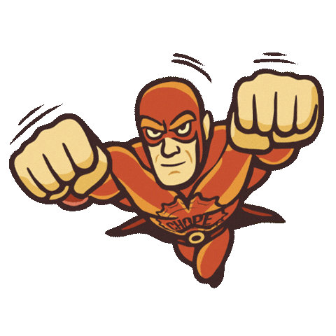 Super Hero Sticker by Chope & Compagnie