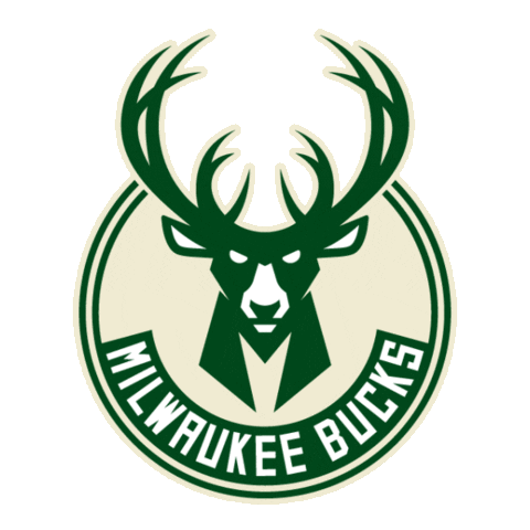 Logo Rotate Sticker by Milwaukee Bucks