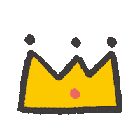 King Crown Sticker