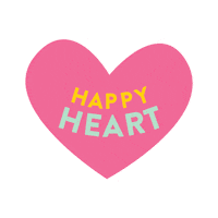 Happy Heart Love Sticker by Hey Linz