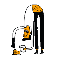 dog illustration Sticker by Kochstrasse™