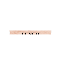 Lunch Sticker