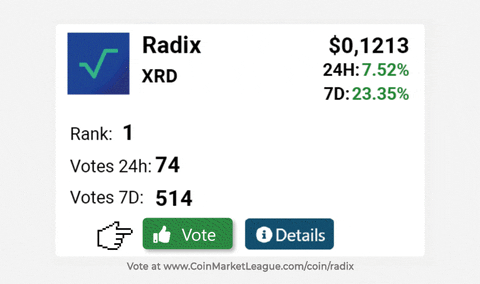 CoinMarketLeague giphyupload crypto defi radix GIF
