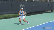 women's tennis wave GIF by GreenWave