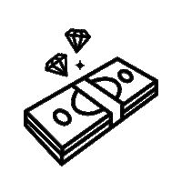 Latinass latina latino dinero brillo Sticker