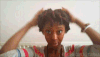 black hair GIF
