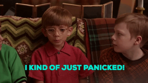the kids are alright panic GIF by ABC Network