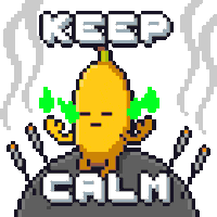 Relax Breathe Sticker by Potatoz by 9GAG